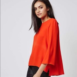 Topshop Red Flowy Top 🌹